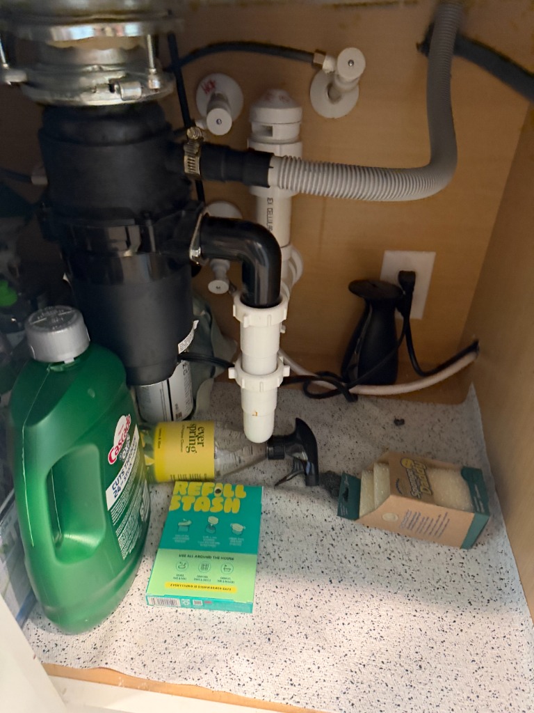 Garbage Disposal and Under Sink Plumbing Installation
